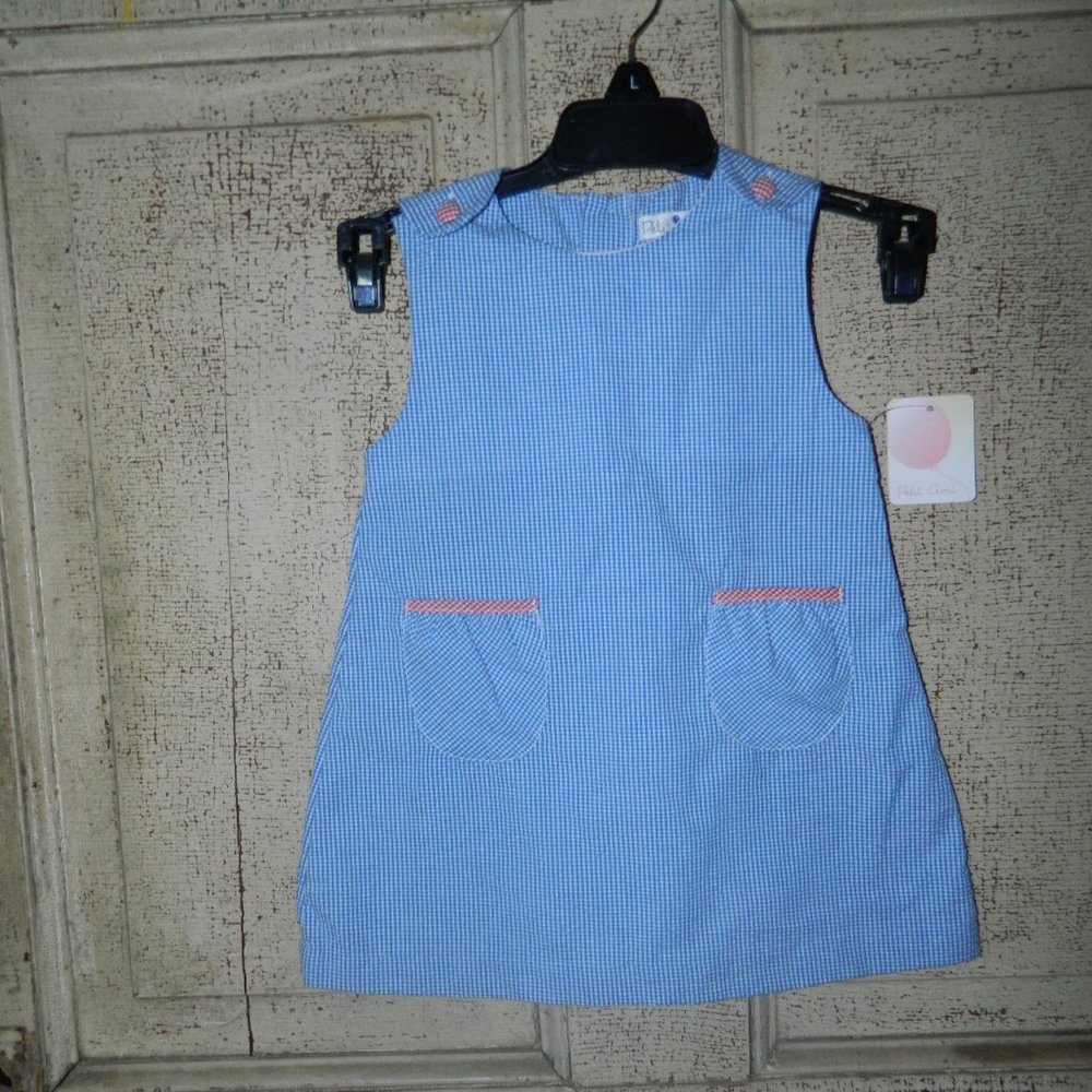 Petit Ami Gingham Dress Size 12M (H-23)